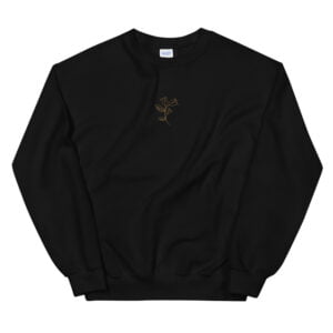 unisex crew neck sweatshirt black 5fee61419d91d