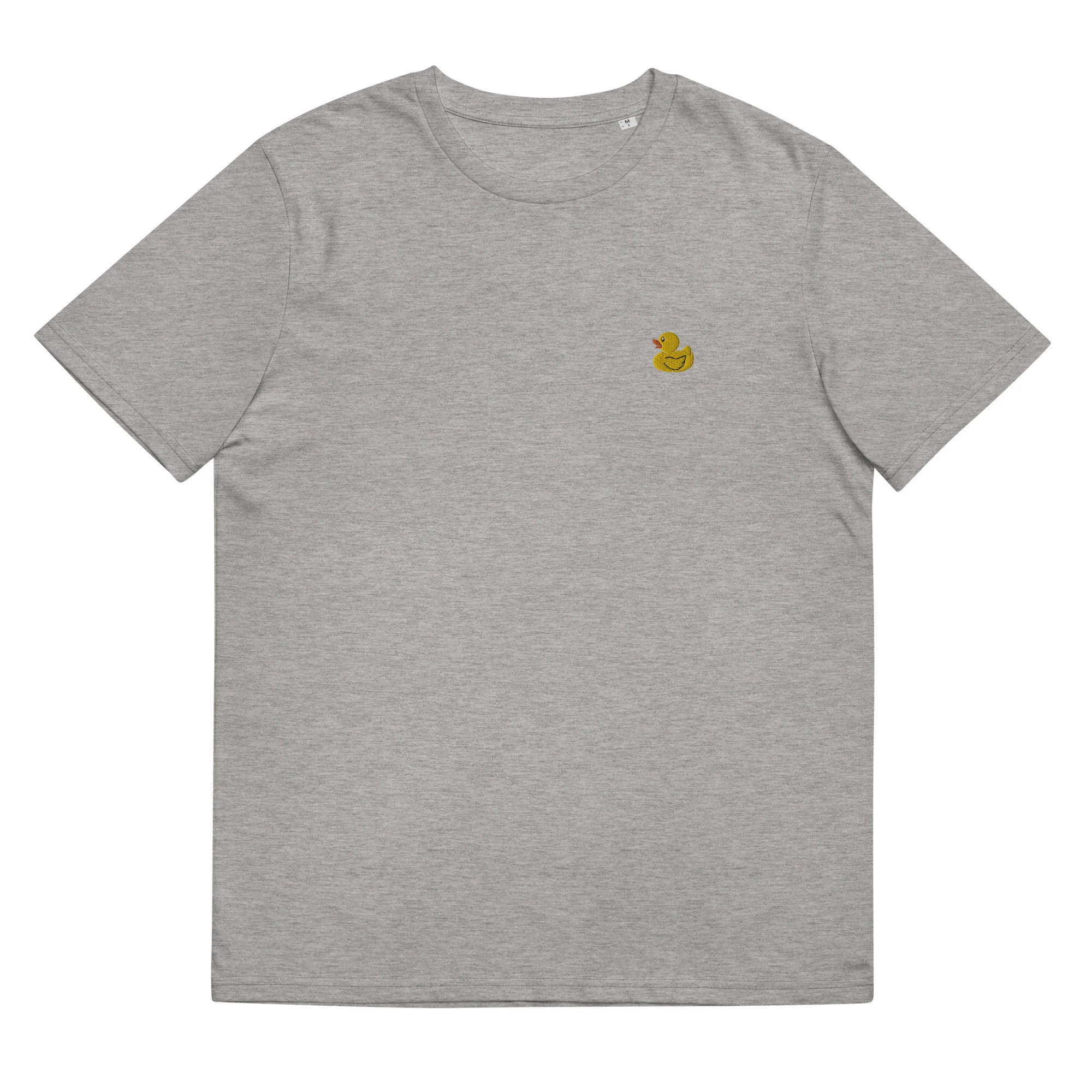 unisex organic cotton t shirt heather grey front 64773edf155e2