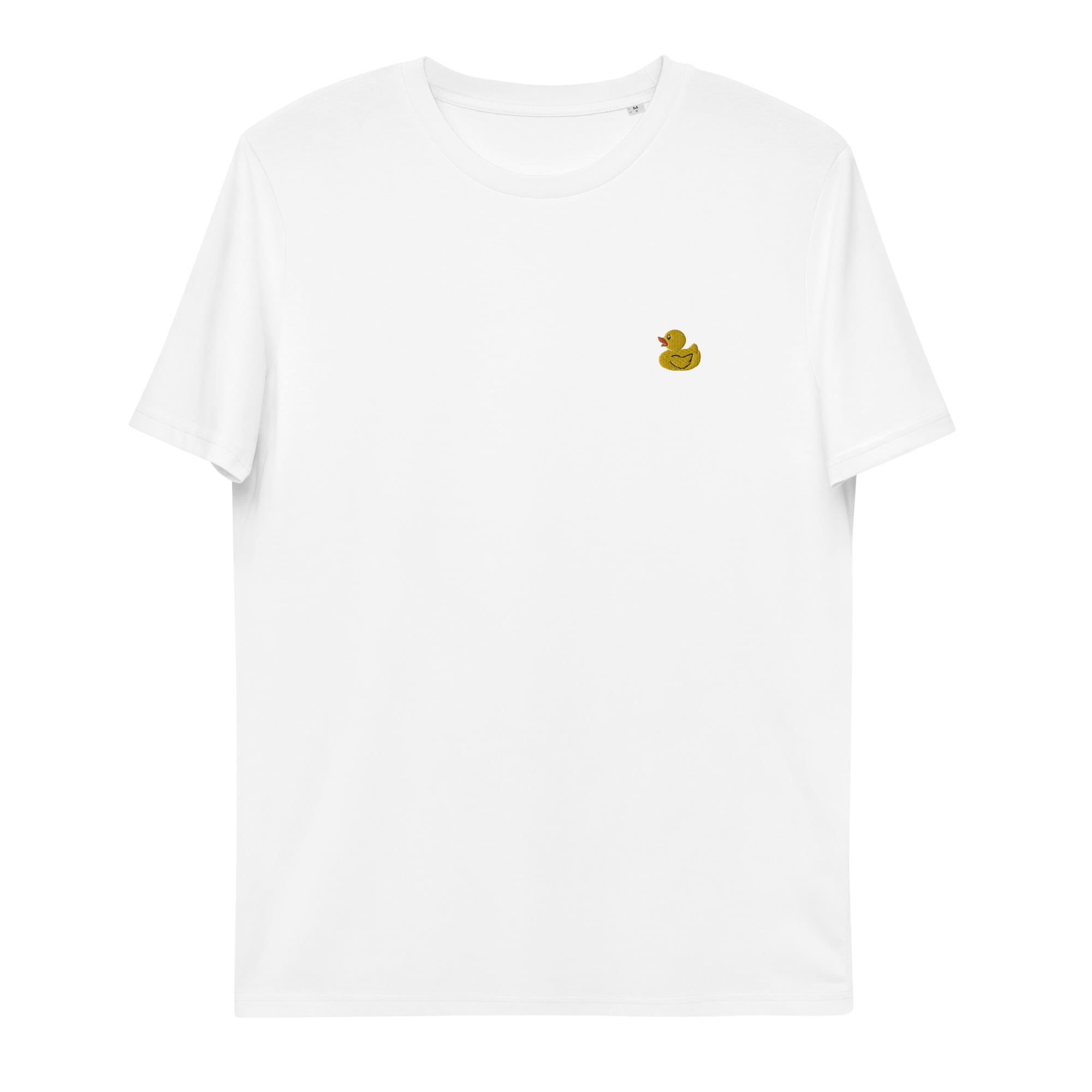unisex organic cotton t shirt white front 64773edf0a291