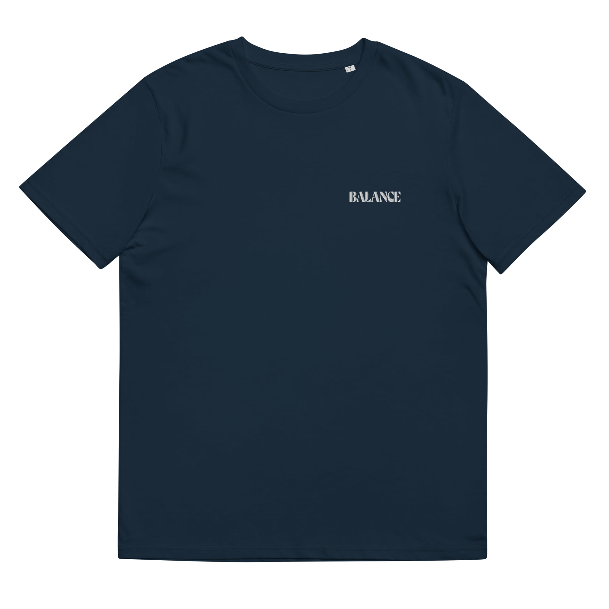unisex organic cotton t shirt french navy front 64d270a944cd7.jpg